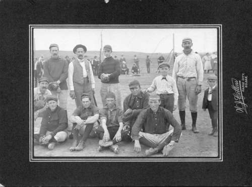 Early Minnesota Base Ball Team Rapid City, SD Studios 1903